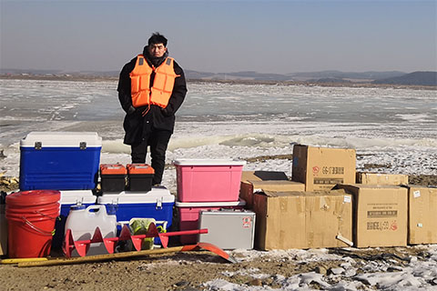 水質采集現場 華清科技東北采集 水質采集現場 華清科技東北采集
